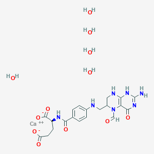molecular formula C20H31CaN7O12 B532865 Leucovorin calcium pentahydrate CAS No. 6035-45-6
