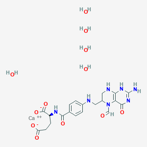 molecular formula C20H31CaN7O12 B532865 Leucovorine calcium pentahydratée CAS No. 6035-45-6