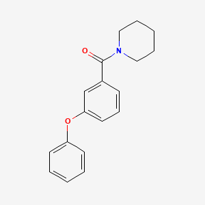 molecular formula C18H19NO2 B5328680 1-(3-phenoxybenzoyl)piperidine 