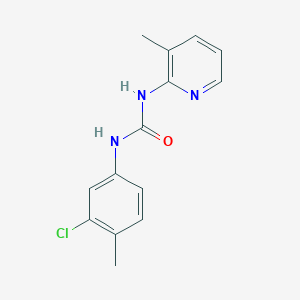 N-(3-chloro-4-methylphenyl)-N'-(3-methyl-2-pyridinyl)urea