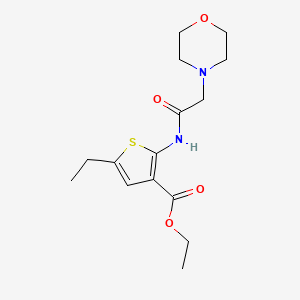 ethyl 5-ethyl-2-[(4-morpholinylacetyl)amino]-3-thiophenecarboxylate