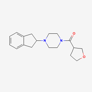 1-(2,3-dihydro-1H-inden-2-yl)-4-(tetrahydrofuran-3-ylcarbonyl)piperazine