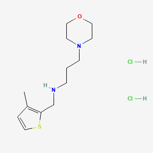 molecular formula C13H24Cl2N2OS B5329064 N-[(3-methyl-2-thienyl)methyl]-3-(4-morpholinyl)-1-propanamine dihydrochloride 