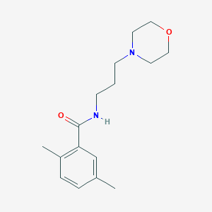 2,5-dimethyl-N-[3-(4-morpholinyl)propyl]benzamide