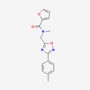 N-methyl-N-{[3-(4-methylphenyl)-1,2,4-oxadiazol-5-yl]methyl}-2-furamide