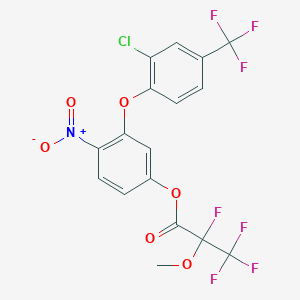 3-[2-chloro-4-(trifluoromethyl)phenoxy]-4-nitrophenyl 2,3,3,3-tetrafluoro-2-methoxypropanoate