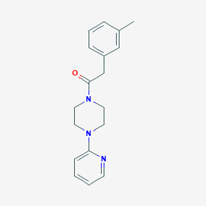 1-[(3-methylphenyl)acetyl]-4-(2-pyridinyl)piperazine