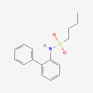 molecular formula C16H19NO2S B5329407 N-2-biphenylyl-1-butanesulfonamide 