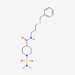 N-[3-(benzylthio)propyl]-1-[(dimethylamino)sulfonyl]-4-piperidinecarboxamide