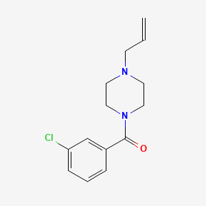 1-allyl-4-(3-chlorobenzoyl)piperazine