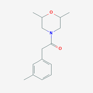 2,6-dimethyl-4-[(3-methylphenyl)acetyl]morpholine