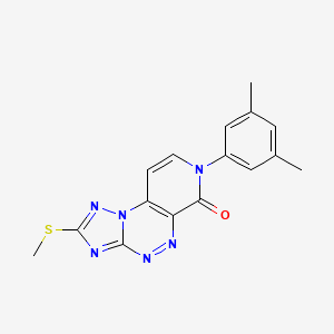 7-(3,5-dimethylphenyl)-2-(methylthio)pyrido[4,3-e][1,2,4]triazolo[5,1-c][1,2,4]triazin-6(7H)-one