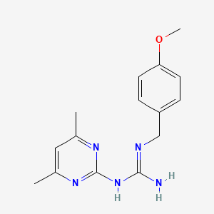 N-(4,6-dimethyl-2-pyrimidinyl)-N'-(4-methoxybenzyl)guanidine