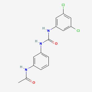 N-[3-({[(3,5-dichlorophenyl)amino]carbonyl}amino)phenyl]acetamide