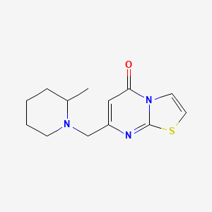 7-[(2-methyl-1-piperidinyl)methyl]-5H-[1,3]thiazolo[3,2-a]pyrimidin-5-one