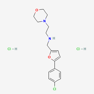N-{[5-(4-chlorophenyl)-2-furyl]methyl}-2-(4-morpholinyl)ethanamine dihydrochloride