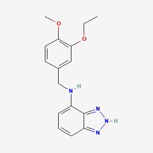 N-(3-ethoxy-4-methoxybenzyl)-1H-1,2,3-benzotriazol-7-amine