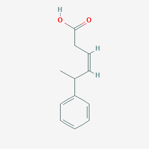 molecular formula C12H14O2 B5329901 5-phenyl-3-hexenoic acid 