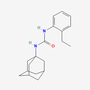 molecular formula C19H26N2O B5330035 N-1-adamantyl-N'-(2-ethylphenyl)urea 