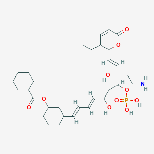molecular formula C32H50NO10P B053301 磷酸乳环素 E CAS No. 122856-29-5
