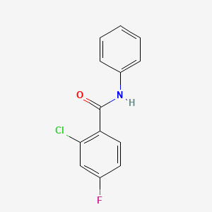 2-chloro-4-fluoro-N-phenylbenzamide