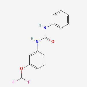 N-[3-(difluoromethoxy)phenyl]-N'-phenylurea