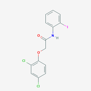 molecular formula C14H10Cl2INO2 B5330240 2-(2,4-dichlorophenoxy)-N-(2-iodophenyl)acetamide 