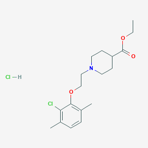 ethyl 1-[2-(2-chloro-3,6-dimethylphenoxy)ethyl]-4-piperidinecarboxylate hydrochloride