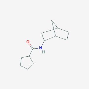 molecular formula C13H21NO B5330468 N-bicyclo[2.2.1]hept-2-ylcyclopentanecarboxamide 