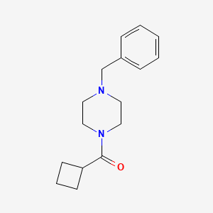 molecular formula C16H22N2O B5330471 1-benzyl-4-(cyclobutylcarbonyl)piperazine 