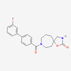 8-[(3'-fluoro-4-biphenylyl)carbonyl]-1-oxa-3,8-diazaspiro[4.6]undecan-2-one