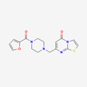 7-{[4-(2-furoyl)-1-piperazinyl]methyl}-5H-[1,3]thiazolo[3,2-a]pyrimidin-5-one