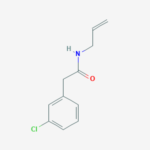 molecular formula C11H12ClNO B5330658 N-allyl-2-(3-chlorophenyl)acetamide 