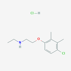 molecular formula C12H19Cl2NO B5330871 [2-(4-chloro-2,3-dimethylphenoxy)ethyl]ethylamine hydrochloride 