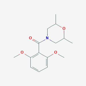 4-(2,6-dimethoxybenzoyl)-2,6-dimethylmorpholine