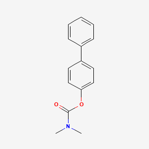 molecular formula C15H15NO2 B5331178 biphenyl-4-yl dimethylcarbamate 