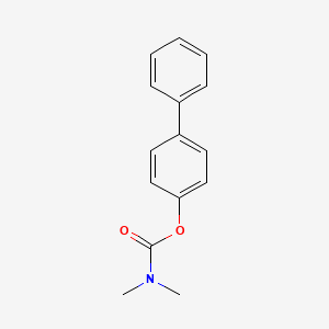 molecular formula C15H15NO2 B5331178 双(4-苯基)甲基氨基甲酸酯 