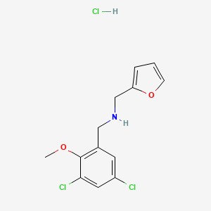 (3,5-dichloro-2-methoxybenzyl)(2-furylmethyl)amine hydrochloride