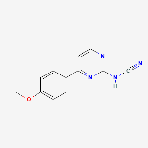 [4-(4-Methoxyphenyl)pyrimidin-2-yl]cyanamide