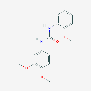 N-(3,4-dimethoxyphenyl)-N'-(2-methoxyphenyl)urea