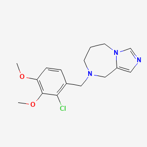 8-(2-chloro-3,4-dimethoxybenzyl)-6,7,8,9-tetrahydro-5H-imidazo[1,5-a][1,4]diazepine