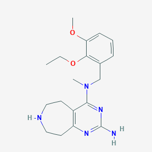 N~4~-(2-ethoxy-3-methoxybenzyl)-N~4~-methyl-6,7,8,9-tetrahydro-5H-pyrimido[4,5-d]azepine-2,4-diamine