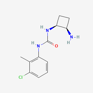 1-[(1S,2R)-2-aminocyclobutyl]-3-(3-chloro-2-methylphenyl)urea