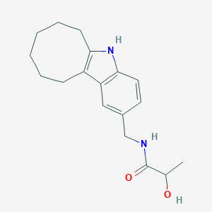 N-(6,7,8,9,10,11-hexahydro-5H-cycloocta[b]indol-2-ylmethyl)-2-hydroxypropanamide