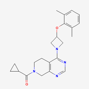 7-(cyclopropylcarbonyl)-4-[3-(2,6-dimethylphenoxy)azetidin-1-yl]-5,6,7,8-tetrahydropyrido[3,4-d]pyrimidine