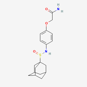 2-{4-[(1-adamantylsulfinyl)amino]phenoxy}acetamide