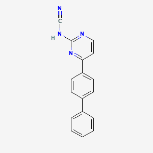 [4-(Biphenyl-4-yl)pyrimidin-2-yl]cyanamide