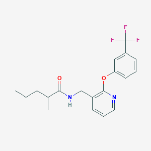 2-methyl-N-({2-[3-(trifluoromethyl)phenoxy]pyridin-3-yl}methyl)pentanamide