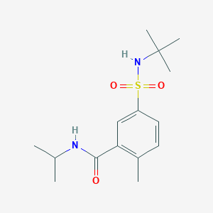 5-(tert-butylsulfamoyl)-2-methyl-N-(propan-2-yl)benzamide