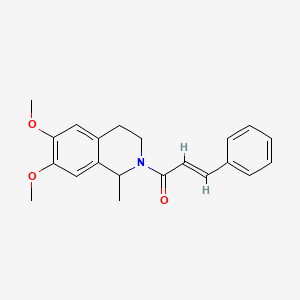 2-cinnamoyl-6,7-dimethoxy-1-methyl-1,2,3,4-tetrahydroisoquinoline